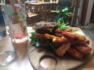 Humble Burger at Elixiba in Byron Bay