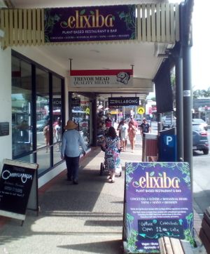 Street sign for Elixiba entry at Elixiba in Byron Bay