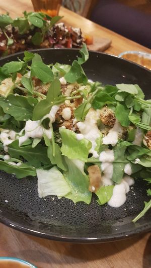 Caesar salad at Elixiba in Byron Bay