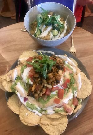 Tasty nachos!  at Elixiba in Byron Bay