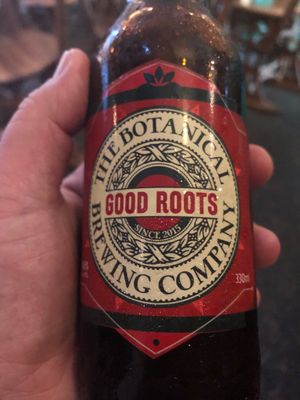 This beer allegedly makes men more man.  at Elixiba in Byron Bay