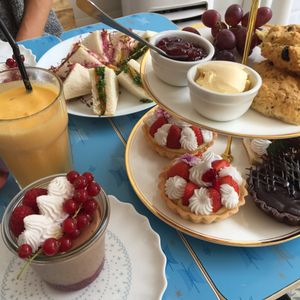 Vegan afternoon tea  at Lele's in East London