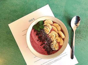 Vegan breakfast bowl  at Lele's in East London
