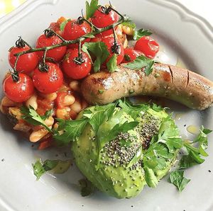 Vegan breakfast  at Lele's in East London