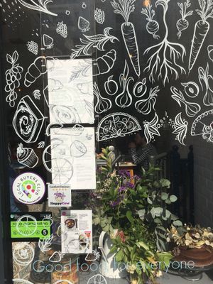 Shop window  at Lele's in East London