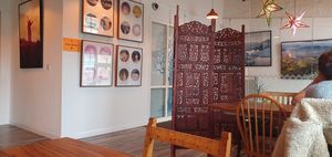 Art at Dandelion Cafe in Saltaire