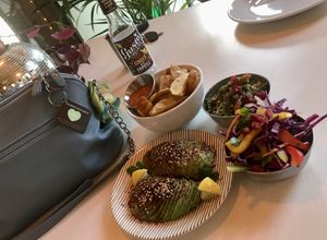 Had a selection of small plates to share.   at Dandelion Cafe in Saltaire