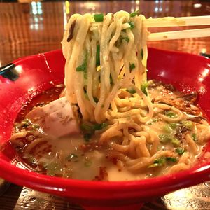 Spicy creamy vegan ramen at JINYA Ramen Bar in Las Vegas
