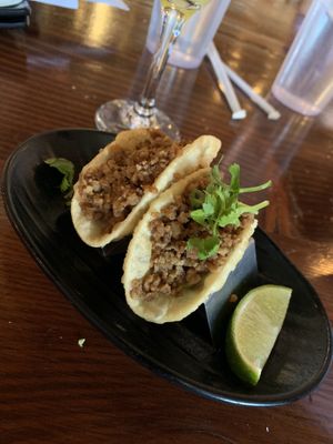 Vegan tacos. Yummy as well.  at JINYA Ramen Bar in Las Vegas