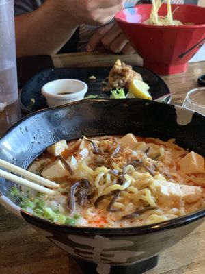 My fav! Spicy creamy vegan ramen. 😋  at JINYA Ramen Bar in Las Vegas