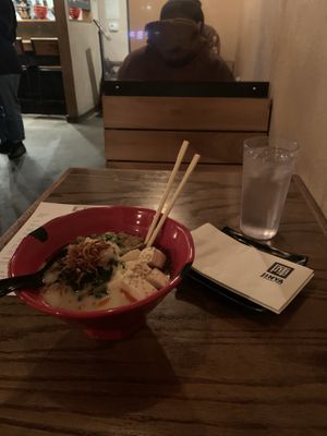 Dinner date by myself Jan 3, 2022. Had the spicy creamy vegan ramen.   at JINYA Ramen Bar in Las Vegas