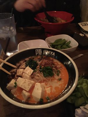 The best. Spicy creamy vegan ramen.  at JINYA Ramen Bar in Las Vegas
