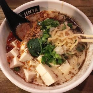 Spicy Creamy Vegan Ramen at JINYA Ramen Bar in Las Vegas