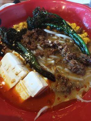 Flying Harvest Ramen w/ no red onion at JINYA Ramen Bar in Las Vegas