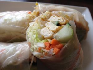 Tofu fresh roll at Tamayo's in Oak Harbor