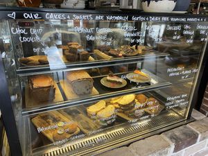 Vegan sweet treats and toastie  at The Belle General in Ballina