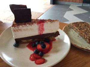 vegan banoffee pie at Belle Central in Ballina
