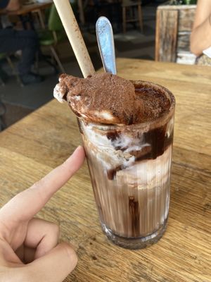 Iced mocha ❤️  at Belle Central in Ballina