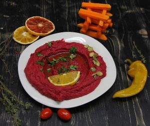 Red humus!  at Animals in St Petersburg