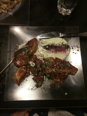 seitan fried dimplings at Animals in St Petersburg