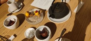 Infusion, coffee and sweets at Amaranth in Merelbeke