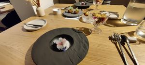 Apetizers (4) at Amaranth in Merelbeke