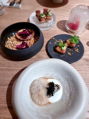 Appetizers at Amaranth in Merelbeke