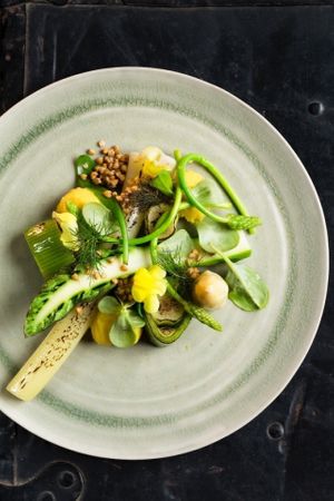 Pieter-Jan Lint
Plant-based Fine Dining
Spring on a plate at Amaranth in Merelbeke