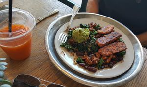 Breakfast scramble with tempeh at City Silo Table + Pantry in Memphis