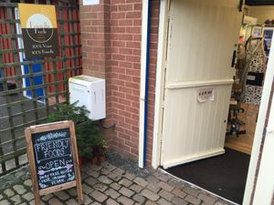 Entrance to Friendly Foods at Friendly Foods in Wolverhampton