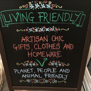 Friendly Foods' little sister shop- Living Friendly - is directly across from the food store and sells vegan lifestyle and zero waste products at Friendly Foods in Wolverhampton