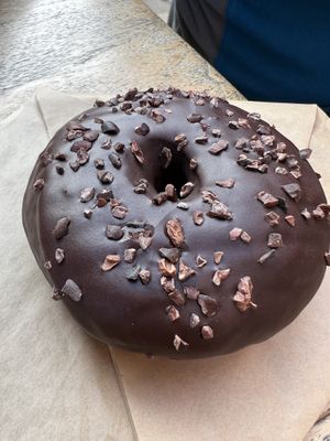 Chocolate chocolate donut  at Good Town Doughnuts in Costa Mesa