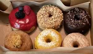 They look too pretty to eat.  #Veganuary at Good Town Doughnuts in Costa Mesa