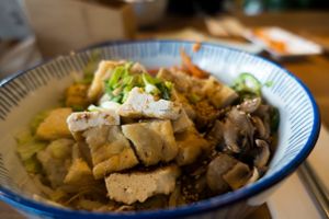 Bibimcup with tofu at Bibimcup in Dusseldorf