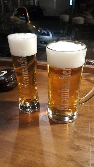 German beer at Bibimcup in Dusseldorf