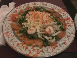 vegetable salad  at El Shamuskia'o in Havana