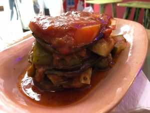 Vegan and glutenfree Lasagna! Yummy at El Shamuskia'o in Havana