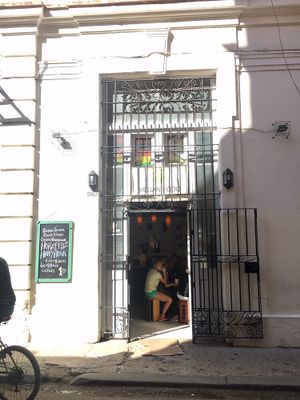 Outside Restaurant at El Shamuskia'o in Havana