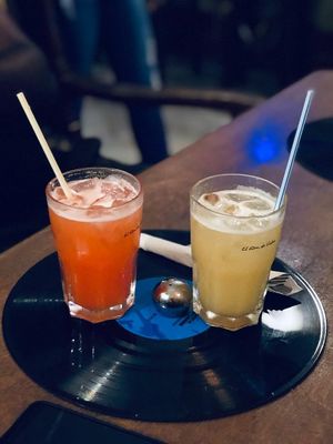 Amazing drinks at El Shamuskia'o in Havana