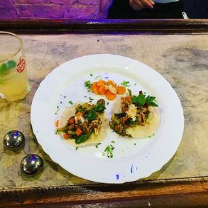 Delicious food at El Shamuskia'o in Havana