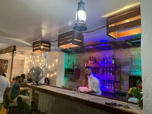 Bar at El Shamuskia'o in Havana