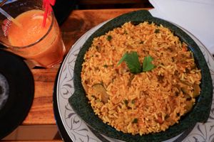  Vegetarian Paella at El Shamuskia'o in Havana