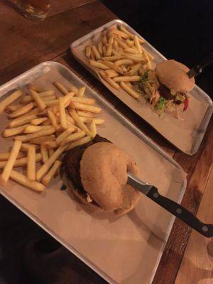 Hail Seitan burger & Beyond Meat burger  at Doghouse  in Glasgow
