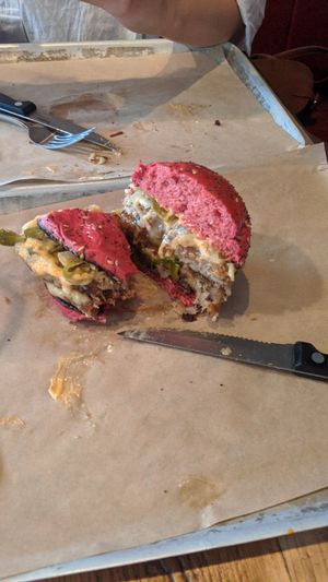 Lightning jack - double jackfruit sheezy jalapeno goodness. at Doghouse  in Glasgow