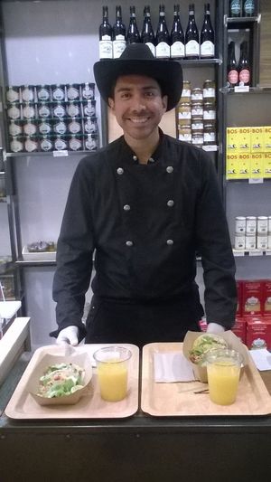 The very kind organizer at The Mexican Standoff - Pop-up in Paris