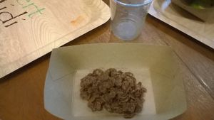 the delicious vegan desert at The Mexican Standoff - Pop-up in Paris