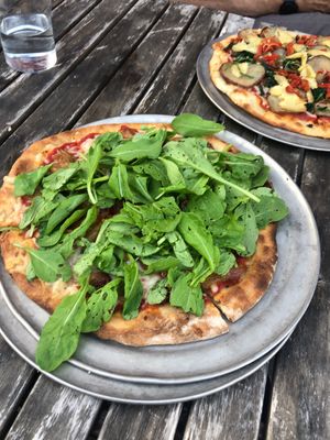 Spelt crust make your own   at Baba Louie's Sourdough Pizza in Great Barrington