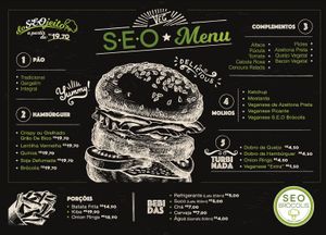 Their menu at Seo Brócolis in Campinas