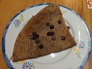 Chocolate crêpe at Bistro Erminig in Dusseldorf
