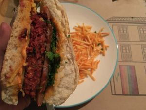 Burger at TS  A Casa in Santiago De Compostela